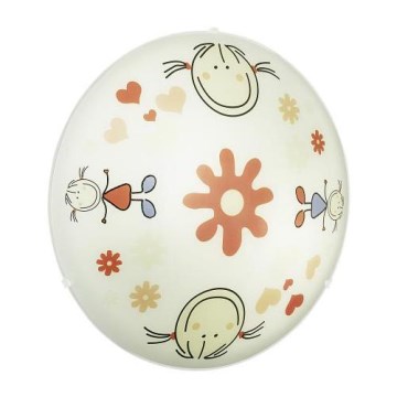 EGLO 88973 - Plafonnier enfant JUNIOR 2  2xE27/60W coloré