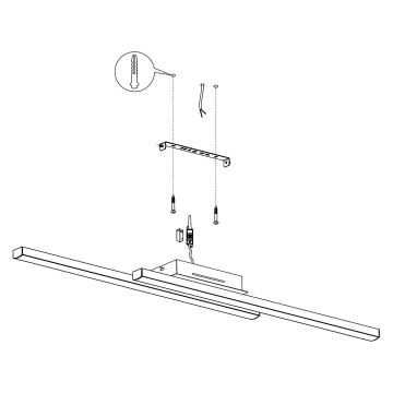 Eglo - Plafonnier à intensité variable LED RGBW LED/32W/230V ZigBee