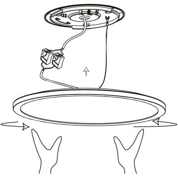 Eglo - Plafonnier LED RVBW à intensité variable LED/14,6W/230V noir ZigBee