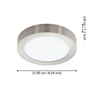 Eglo - Plafonnier de salle de bain LED à intensité variable LED/16,5W/230V IP44 ZigBee