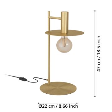 Eglo - Lampe de table 1xE27/40W/230V