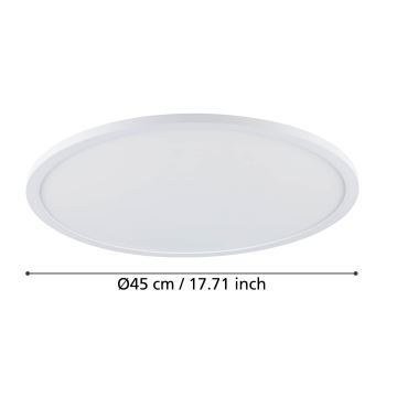 Eglo - Plafonnier à intensité variable LED LED/33,5W/230V d. 45 cm blanc