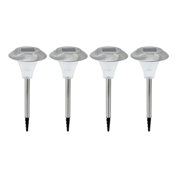 EGLO 90636 - LOT 4x Lampe solaire 4xLED/0,06W IP44