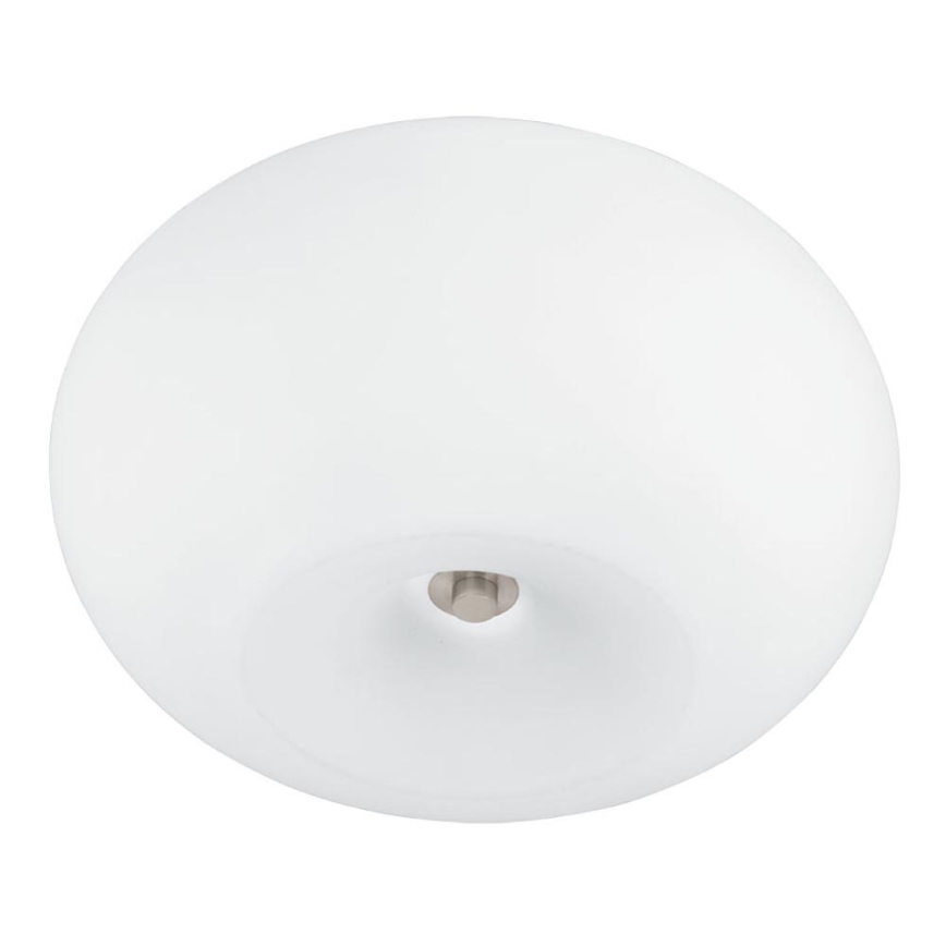 EGLO 91418 - Plafonnier LED GALAXIA 2xE27/18W verre opale blanc