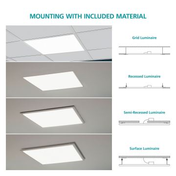 Eglo - Panneau encastrable LED/40W/230V