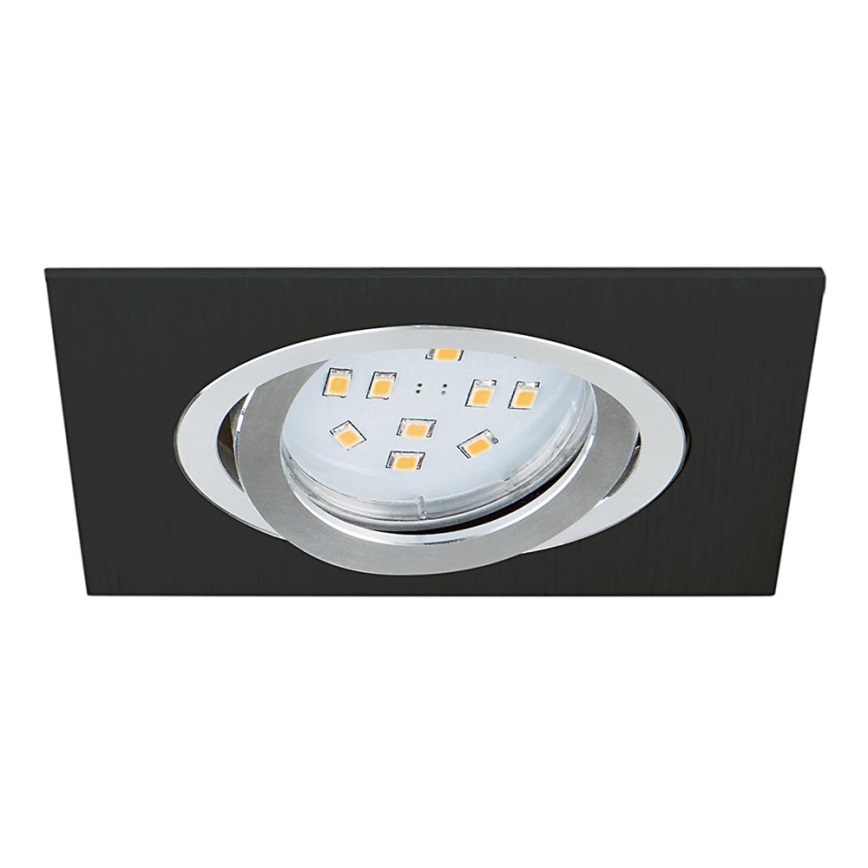 Eglo 96759 - Luminaire LED encastrable TERNI 1 1xGU10/5W/230V noir