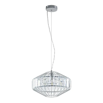 Eglo 96987 - Suspension en cristal PEDROLA 1xE27/60W/230V