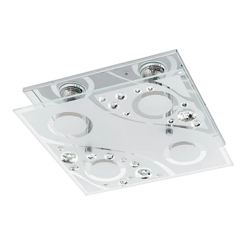 Eglo 96999 - plafonnier LED AQUILA 4xGU10/3W/230V