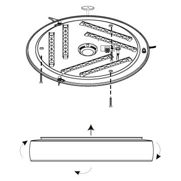 Eglo - Plafonnier LED LED/22W/230V