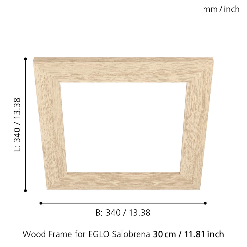 Eglo - Cadre pour luminaire 340x340 mm