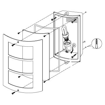 Eglo - Applique murale extérieur 1xE27/40W/230V IP44