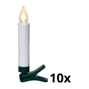 Eglo - LOT 10x Luminaire LED pour arbre de Noël 1xLED/0,06W/1xAAA