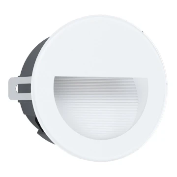 Eglo - Luminaire encastré LED extérieur LED/2,5W/230V IP65 blanc