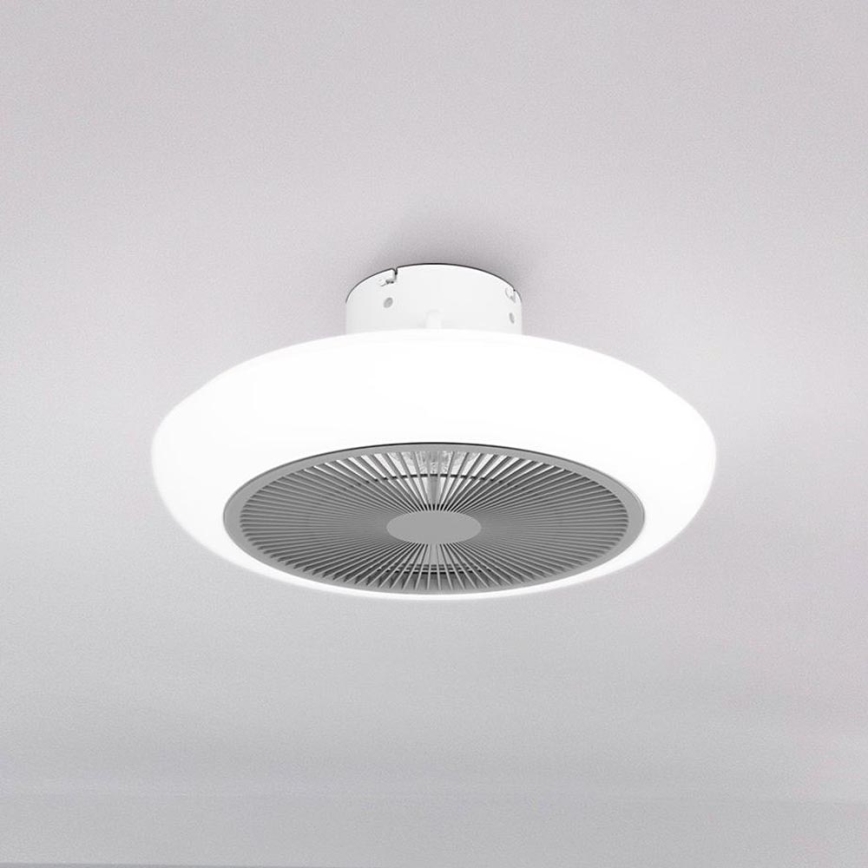 Eglo - Plafonnier à intensité variable LED/25,5W/230V blanc/gris + télécommande