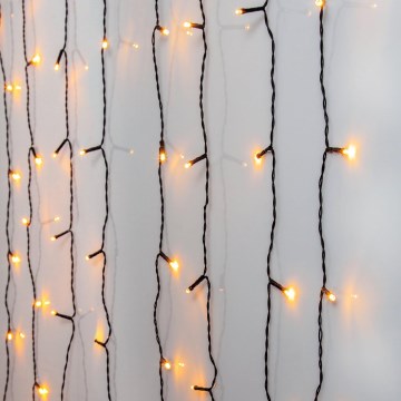 Eglo - Rideau de Noël extérieur LED 80xLED 1,3m IP44 blanc chaud