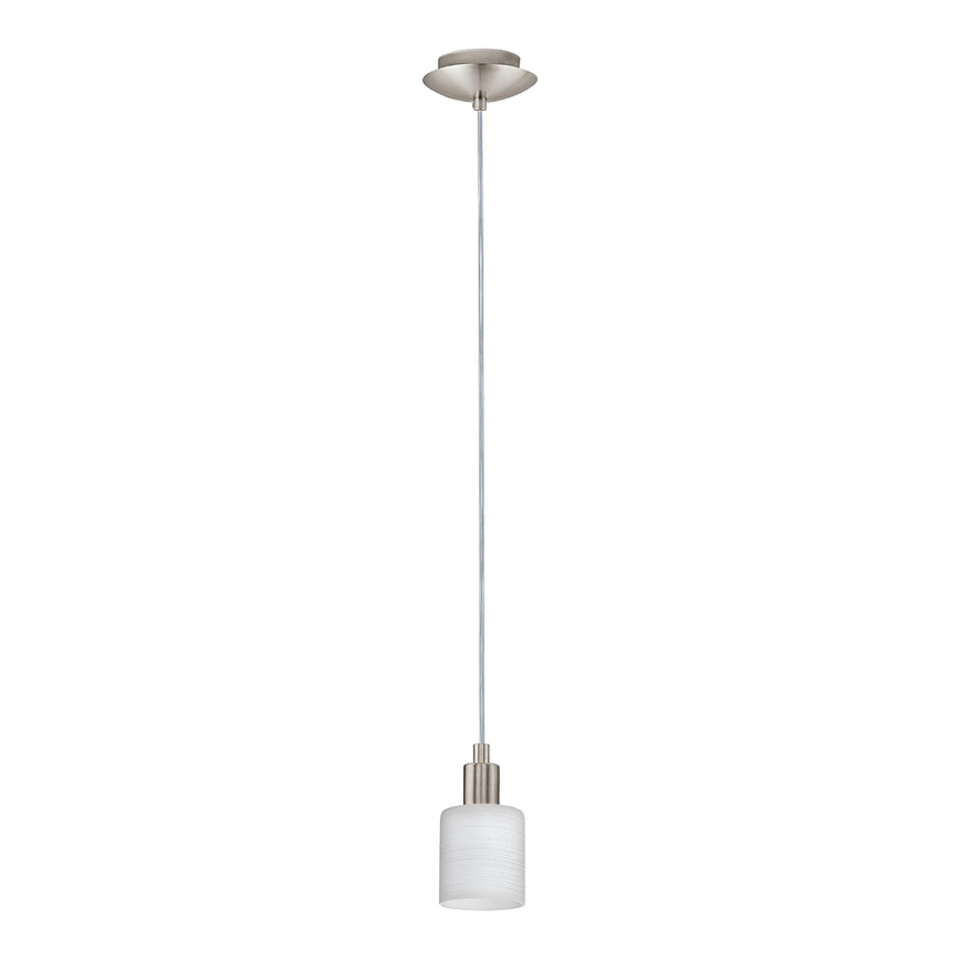 Eglo - Suspension filaire MY CHOICE 1xE14/4W/230V  chrome/blanc