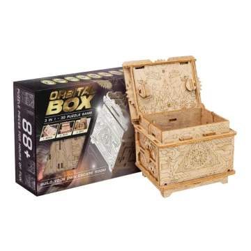 EscapeWelt - Puzzle 3D mécanique en bois Boîte orbitale