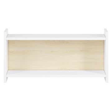 Etagère murale pour enfants BUBO 35x72 cm blanc/chêne clair