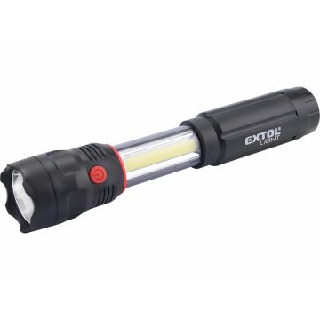 Extol - Lampe frontale LED 2xLED/3W/4xAAA noire