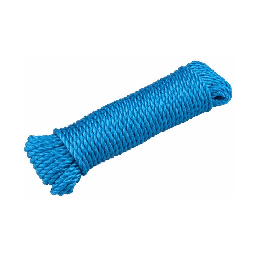 Extol Premium - Corde tressée en nylon 6mm x 20m bleu