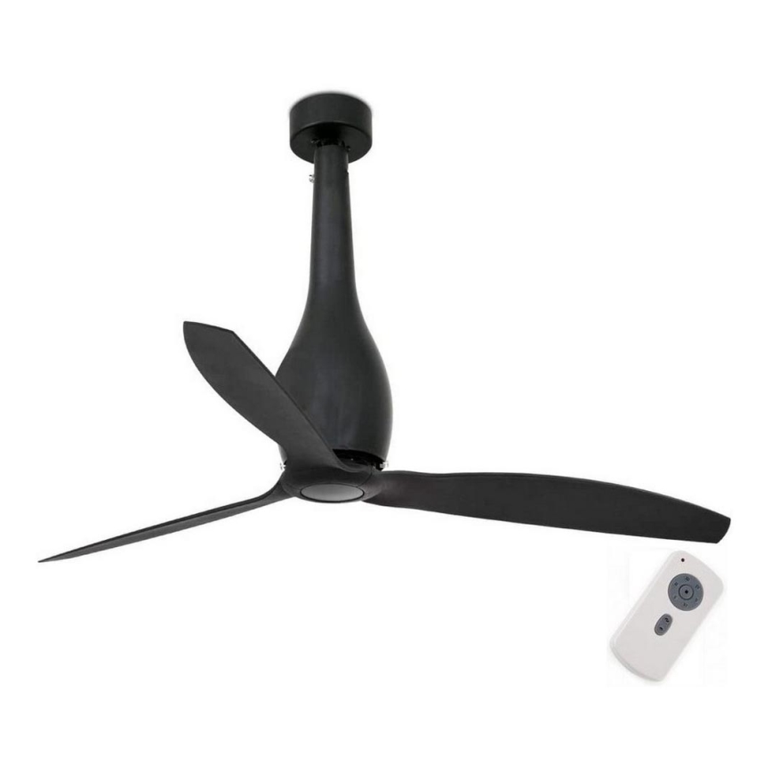 FARO 32006 - Ventilateur de plafond ETERFAN noir d. 128 cm + télécommande