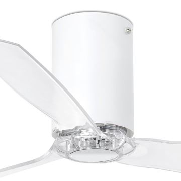 FARO 32039- Ventilateur de plafond MINI TUBE VENTIL clair d. 128 cm +télécommande