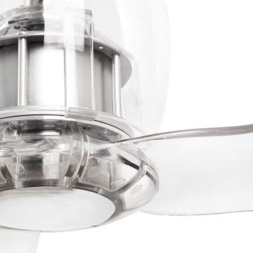 FARO 33381 - Ventilateur de plafond ETERFAN transparent d. 128 cm + télécommande