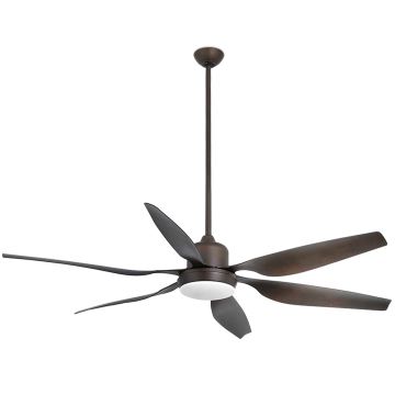 FARO 33466A - Ventilateur de plafond TILOS 2xE27/15W/230V wenge + télécommande