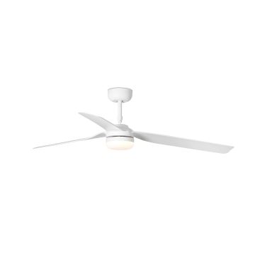 FARO 33814WP-20 - Ventilateur de plafond à intensité variable PUNT M LED/24W/230V 3000K/4200K/6500K blanc d. 130 cm SMART + télécommande