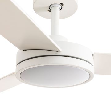 FARO 34260 - Ventilateur de plafond BARTH LED/24W/230V 2700/4350/6000K blanc + télécommande