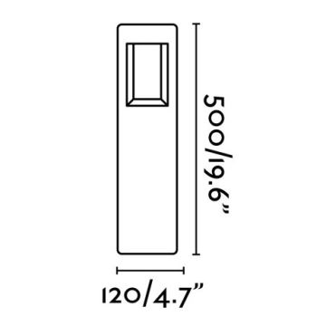 FARO 71199 - Lampadaire LED extérieur NAYA LED/8W/230V IP54