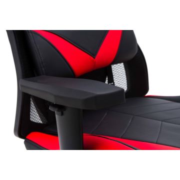 Fauteuil gaming noir/rouge