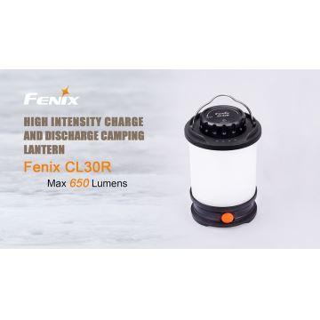 Fenix CL30R - Lampe portable rechargeable LED/USB IPX7 650 lm 300 h