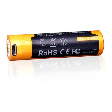 Fenix FE18650LI26USB - Pile rechargeable 1pc USB/3,6V USB/3,6V 2600 mAh