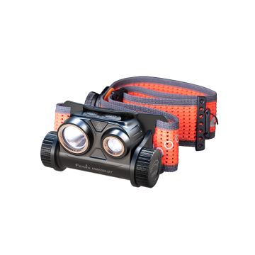 Fenix HM65RDTBLC - Lampe frontale LED rechargeable LED/USB IP68 1500 lm 300 h noir/orange