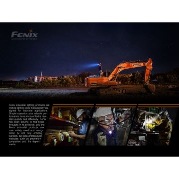 Fenix WT16R - Lampe torche rechargeable 2xLED/USB IP66 300 lm 30 hrs