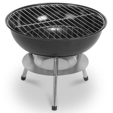 Fieldmann - Grill de table à charbon de bois vert/noir