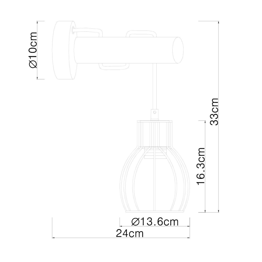 Globo - Applique murale 1xE27/40W/230V