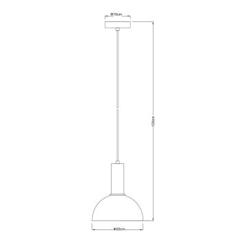 Globo - Suspension filaire 1xE27/15W/230V