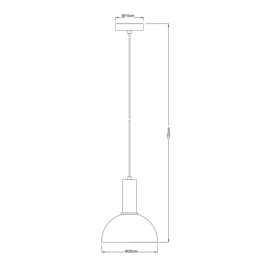 Globo - Suspension filaire 1xE27/15W/230V