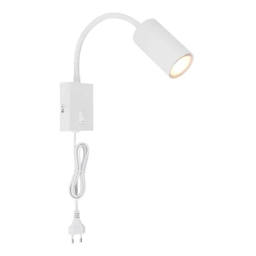 Globo - Applique murale flexible 1xGU10/25W/230V blanc