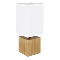 Globo - Lampe de table 1xE27/7W/230V blanc/marron