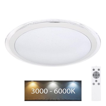 Globo - Luminaire RGBW à intensité variable LED/24W/230V + LED/4,5W/230V 3000-6000K + télécommande