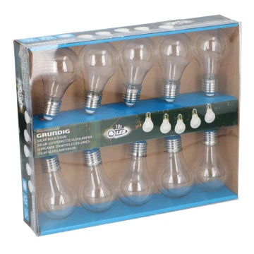 Grundig - Ampoules LED pour guirlande solaire 10xLED/1xAA