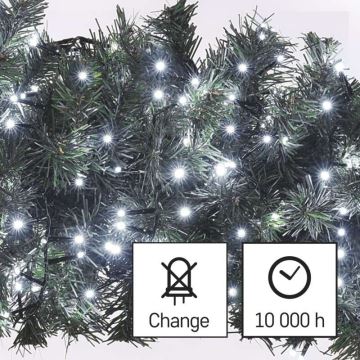 Guirlande de Noël LED extérieur 600xLED/17m IP44 blanc froid