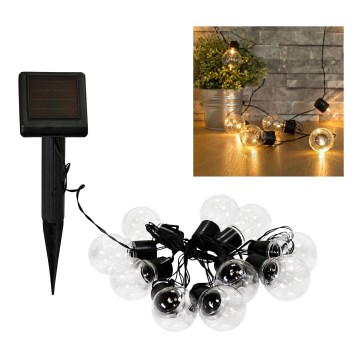 Guirlande solaire décorative LED/1,2V 3,8 m IP44