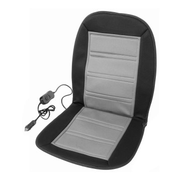 Housse de siège chauffante avec thermostat 12V noire / grise