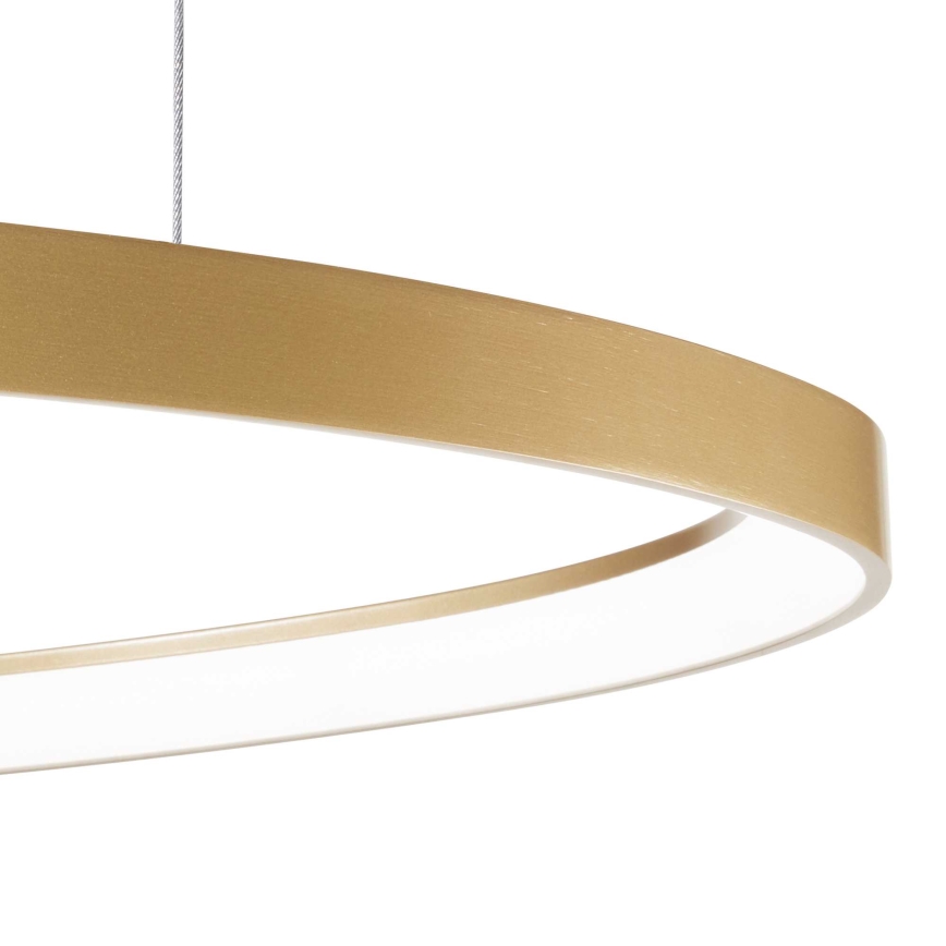 Ideal Lux - Suspension filaire GEMINI LED/59W/230V d. 81 cm doré