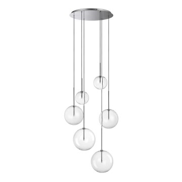 Ideal Lux - Suspension filaire LED EQUINOXE 6xG4/2W/230V chrome