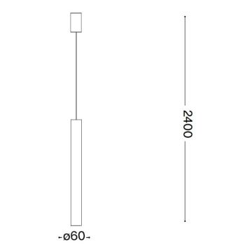 Ideal Lux - Suspension LED 1xGU10/7W/230V CRI90